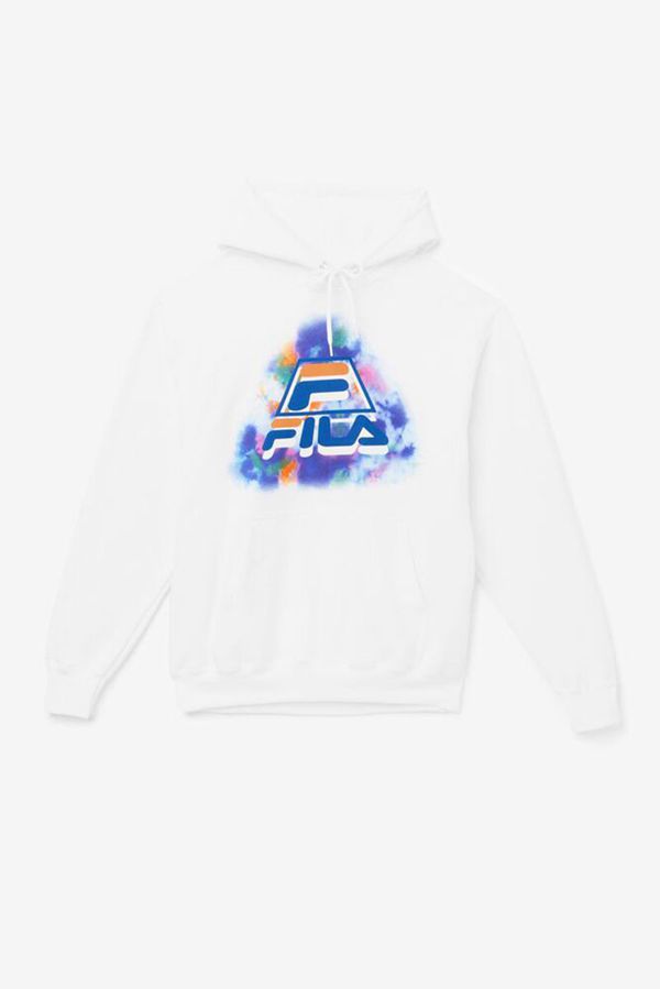 Fila Mikiny Panske Biele - Dracen Tie Dye Vypredaj - Slovakia 97851-QWVX